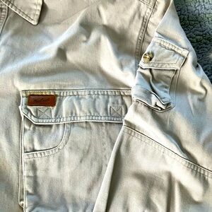 Woolrich safari style LS with gun padded shoulder Xl